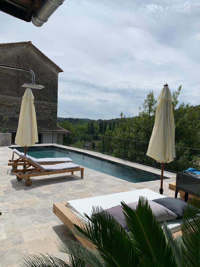 Mas Saint Laurent Les Salles-du-Gardon Bagian luar foto
